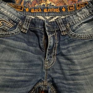 Rock revival frank slim straight size 36 short UNISEX